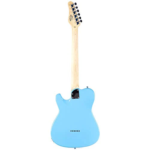 GROTE ELECTRIC GUITAR SEMI-HOLLOW BODY SINGLE F-HOLE GLOSS PAIN TELE STYLE GUITAR FULL-SIZE BASSWOOD WITH CANADIA MAPLE NECK CHROME HARDWARE PICKS - ORANGE