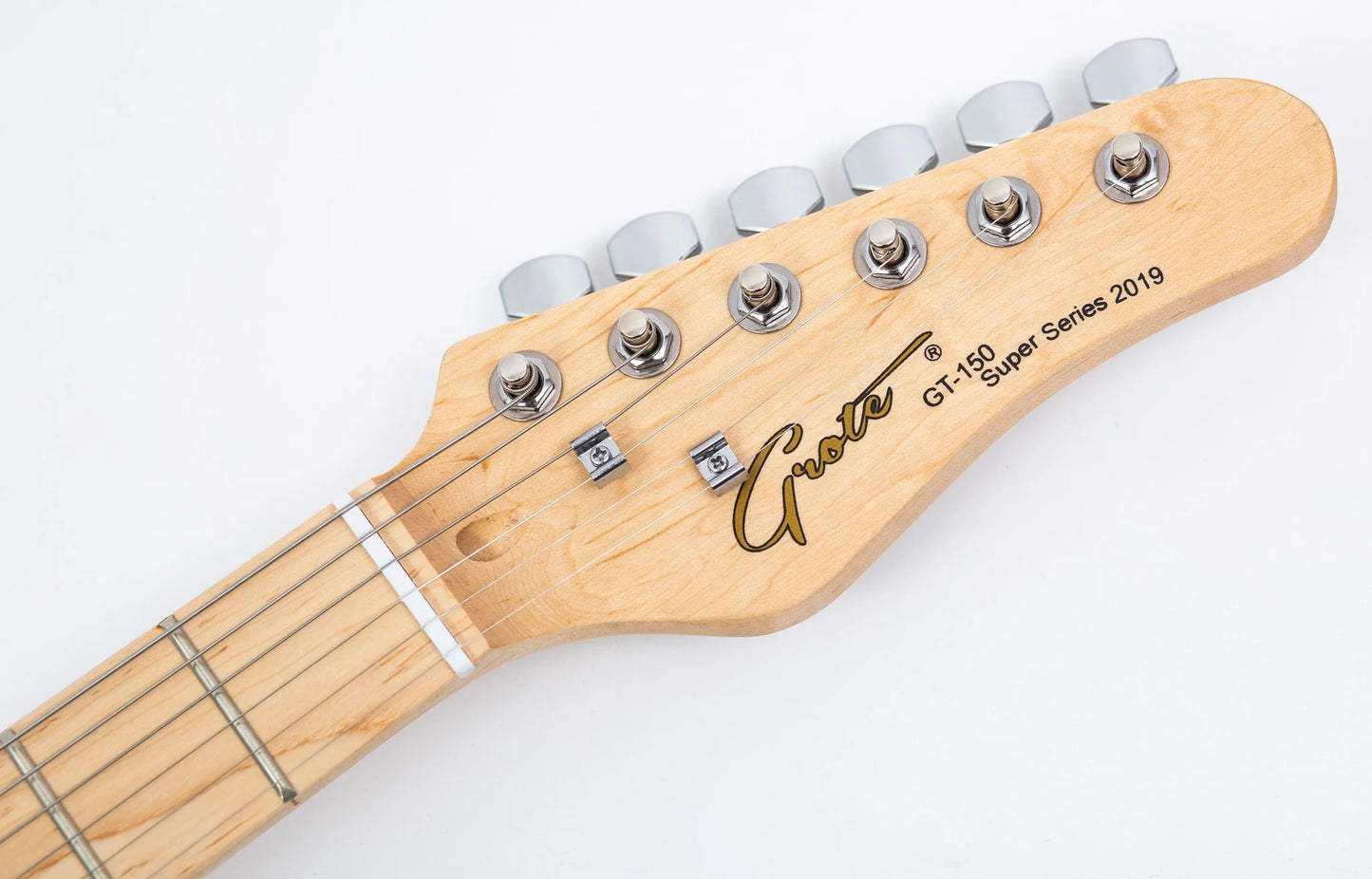 GROTE WATER TRANSFER PRINTING ELECTRIC GUITAR WITH GIGBAG PICKS (BLUE)