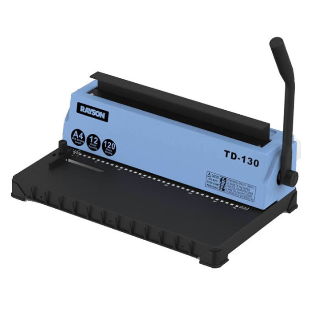 34 Square hole Wire binding machine TD-130 Small machine Big capacity books binding machine manual wire binding machine