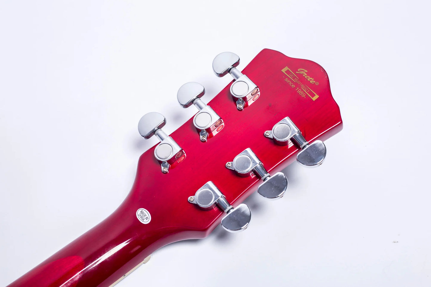 GROTE RED HOLLOW BODY JAZZ ELECTRIC GUITAR GRWB-ZTTR