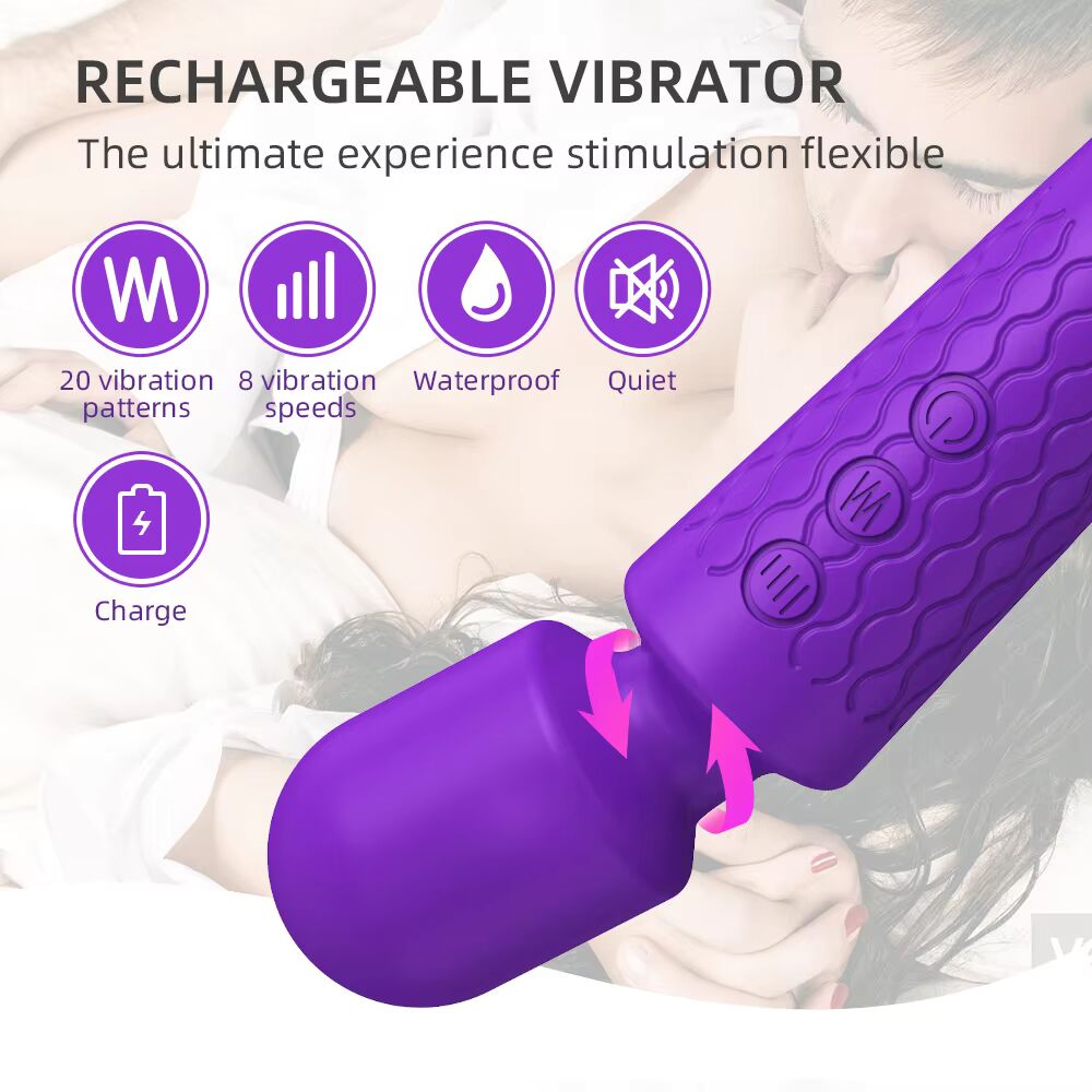 Powerful AV Vibrator 20 Speeds Magic Wand Clitoris Stimulator Sex Toys for Women G spot Massager Adult Female Sex Erotic Product
