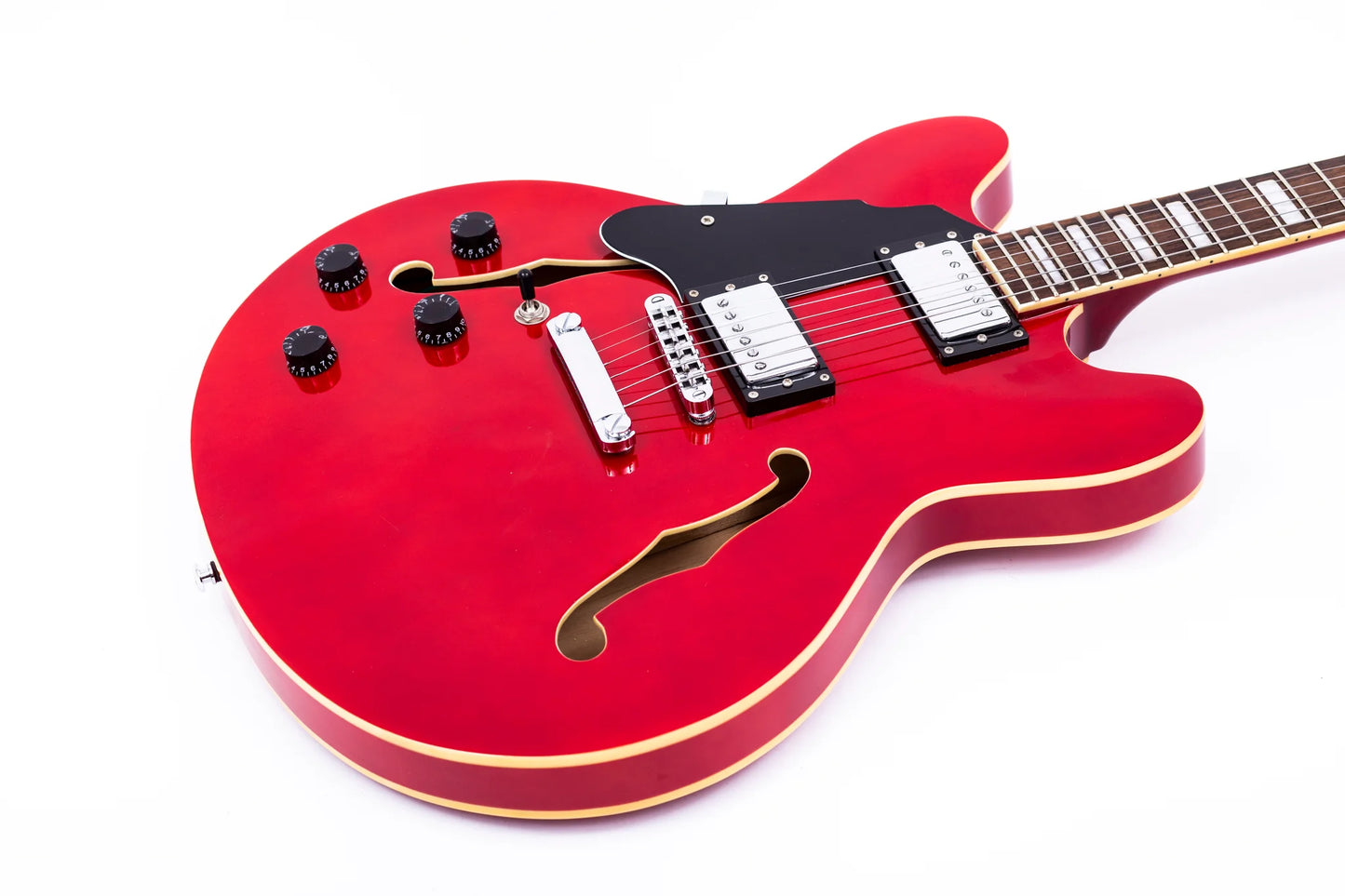 GROTE SEMI-HOLLOW BODY LEFT-HANDED ELECTRIC GUITAR