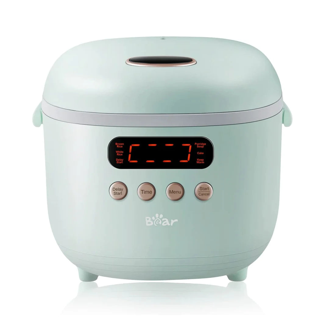 BEAR Rice Cooker DFB-B20K1 4 Cups Uncooked, 3L Digital Rice Maker with Portable Handle