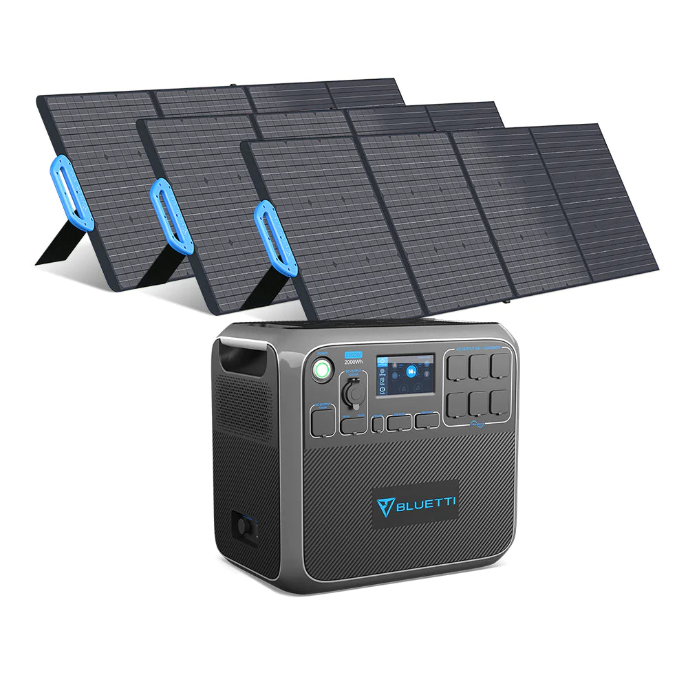 BLUETTI AC200P + 3*PV200 | Solar Generator Kit