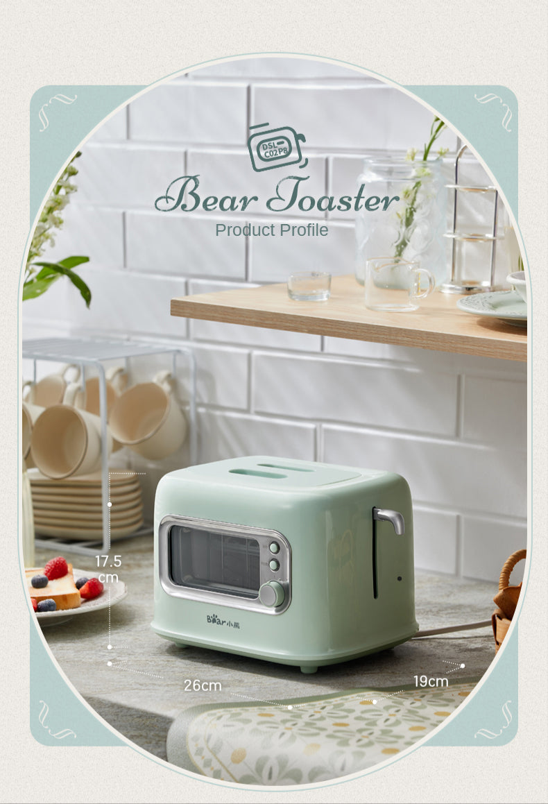 Toaster Oven Toaster Slice Toaster Driver Sandwich Breakfast Machine Home Small Fully Automatic Visual Toaster. Toaster Oven