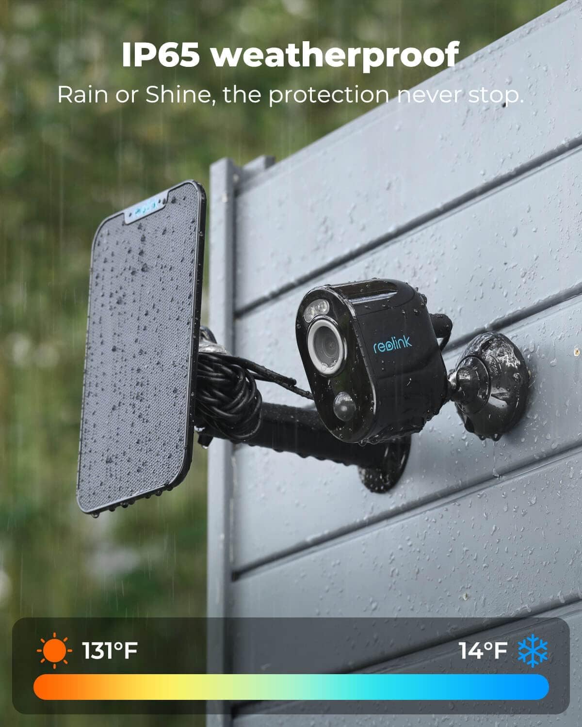 Argus 3 Pro (Black) + Solar Panel (Black)