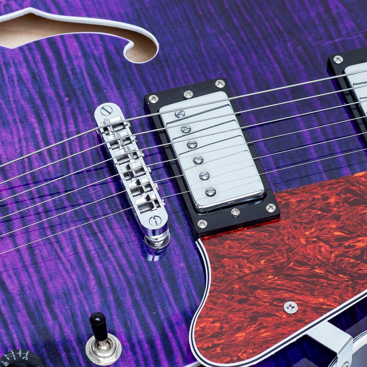 GROTE 335 STYLE SEMI-HOLLOW BODY JAZZ ELECTRIC GUITAR GRWB-HWPU