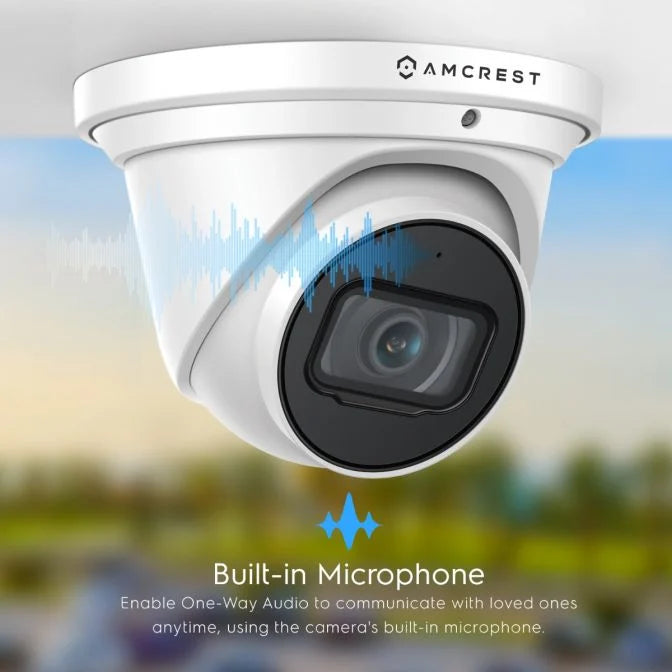 Amcrest 4K Outdoor Security IP Turret PoE Camera IP67 IP8M-T2599EW